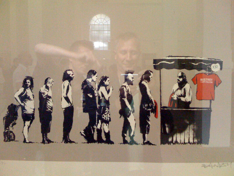Banksy's Punk Queue