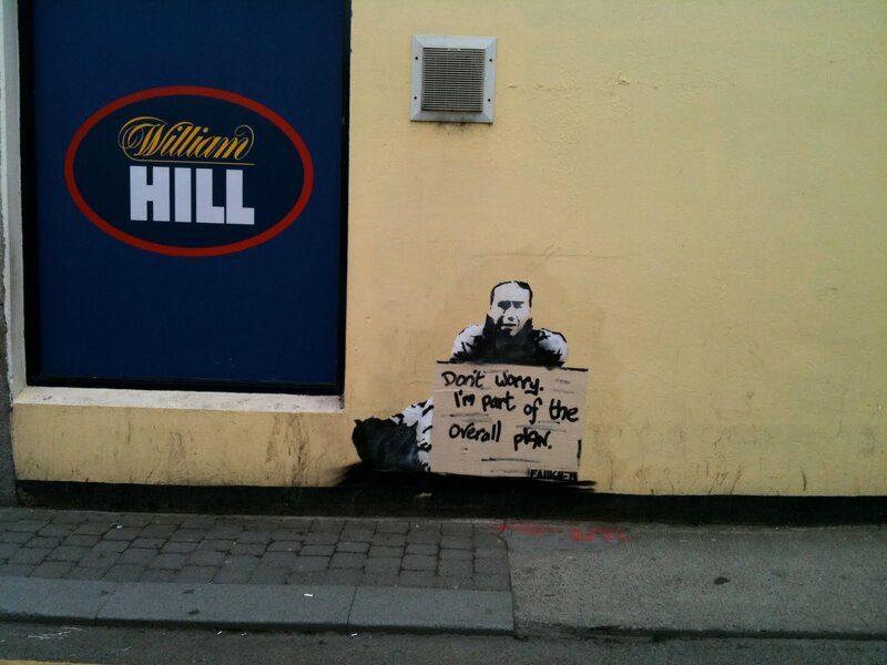 Banksy street art in Dublin
