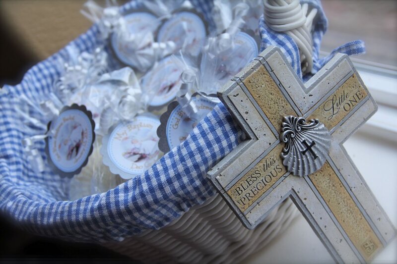 Baptism Favor Basket