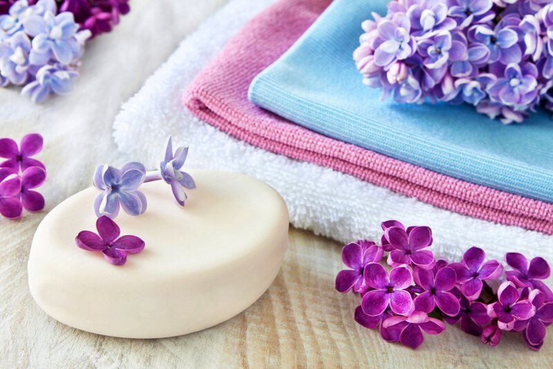 Bar of Soap with Flowers
