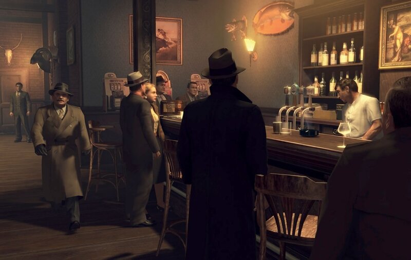 Bar scene from a video game