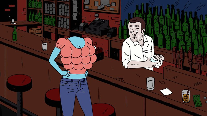 Bar with unusual customer