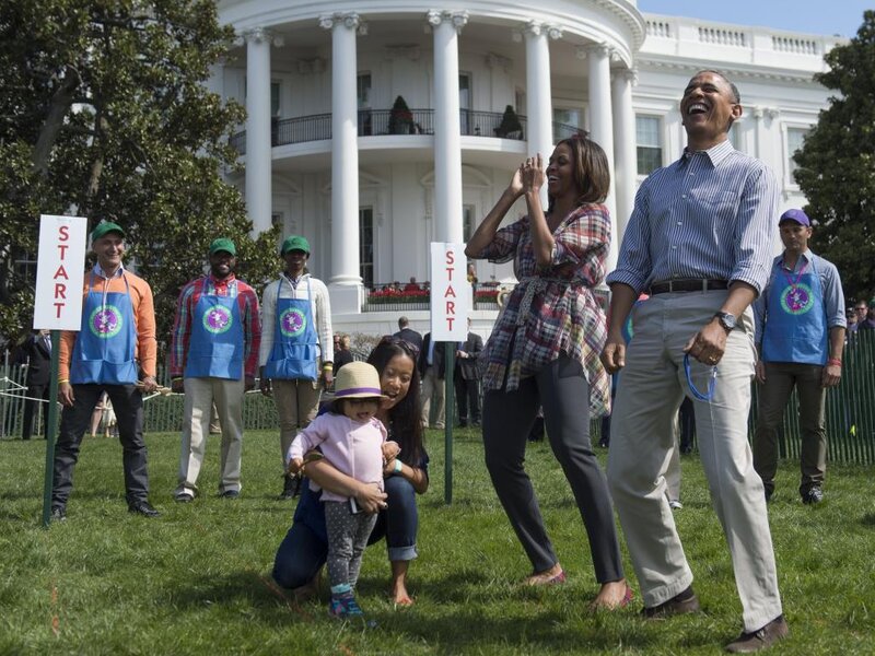 Barack Obama Family — Green