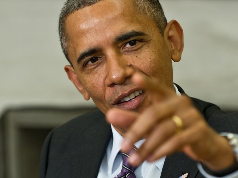 Barack Obama Pointing