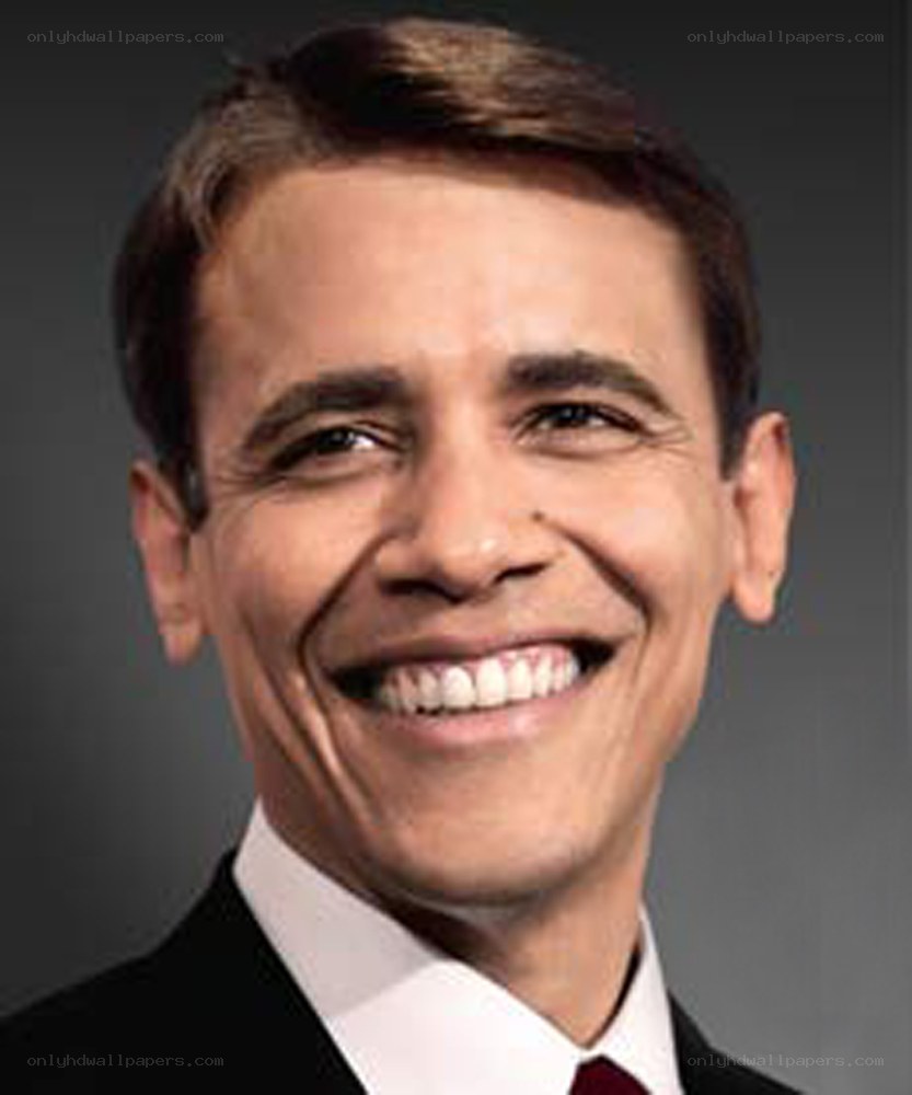 Barack Obama smiling portrait