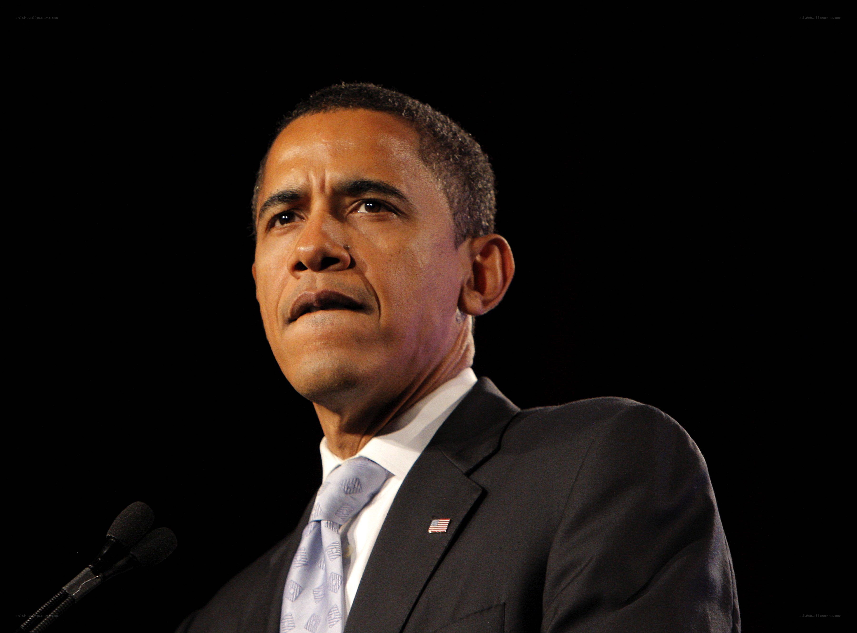 Barack Obama speaking at event