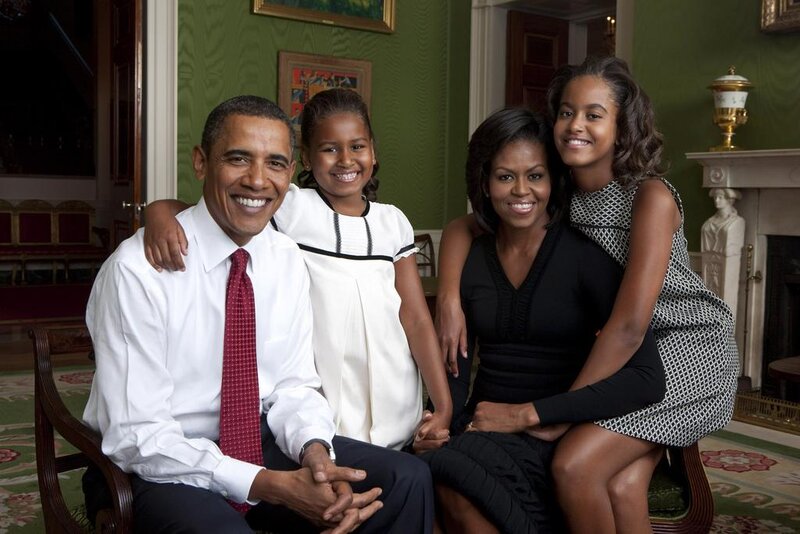 Barack Obama with Family