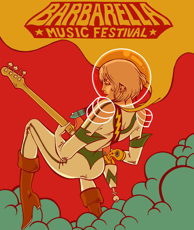Barbarella Music Festival poster