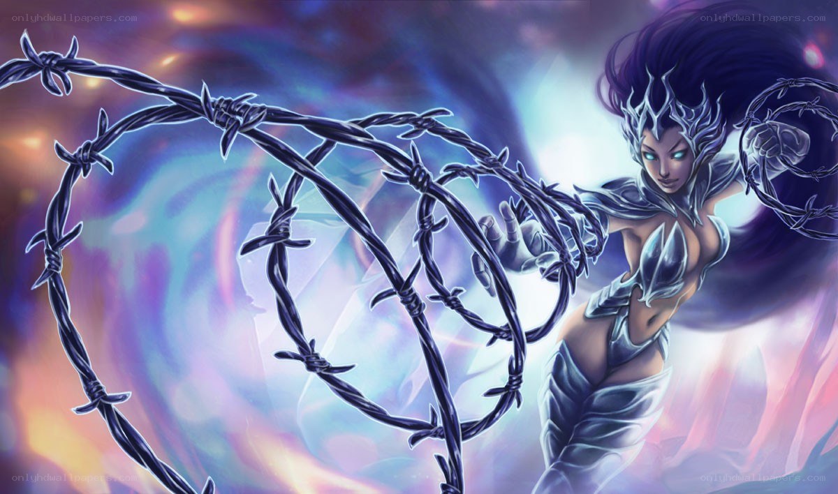 Barbed wire warrior woman