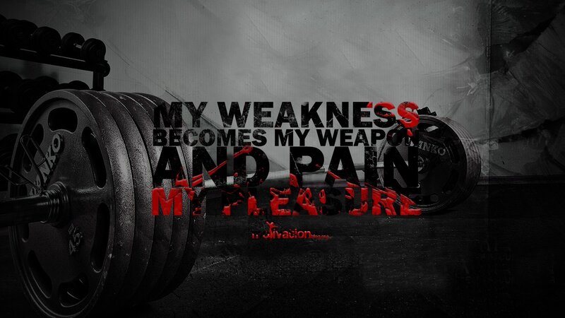 Barbell with Weights — Black, Dramatic