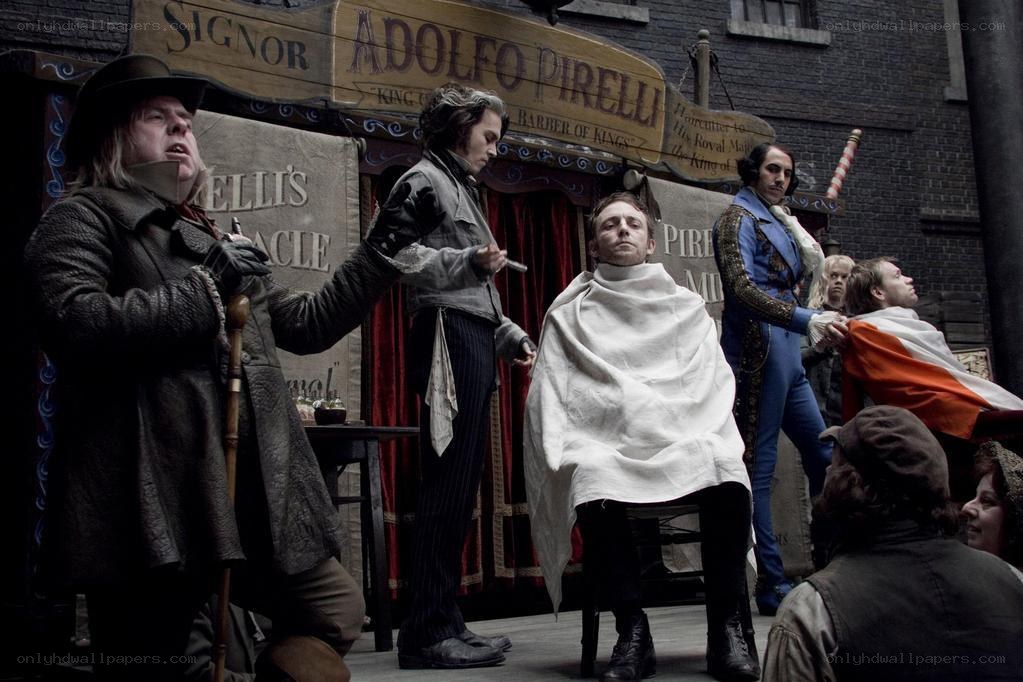 Barber shop scene from movie