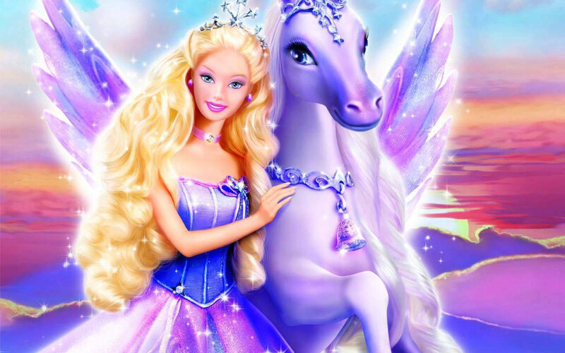 Barbie and a Purple Horse — Magical