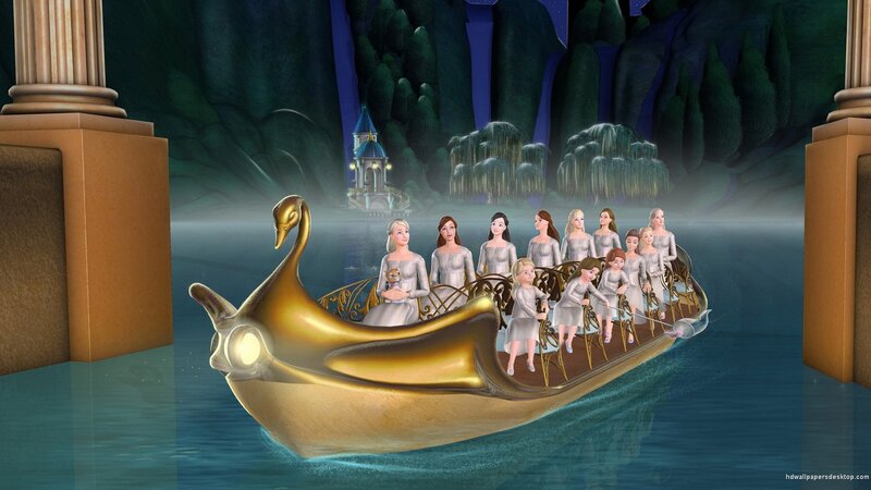 Barbie and Friends in Boat