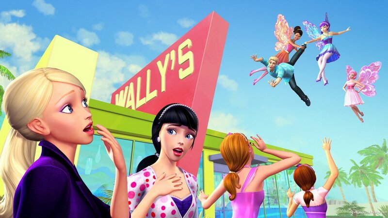 Barbie and Friends Watching Fairies