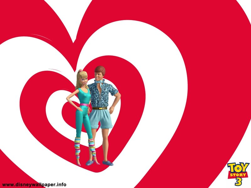 Barbie and Ken Dolls — Red