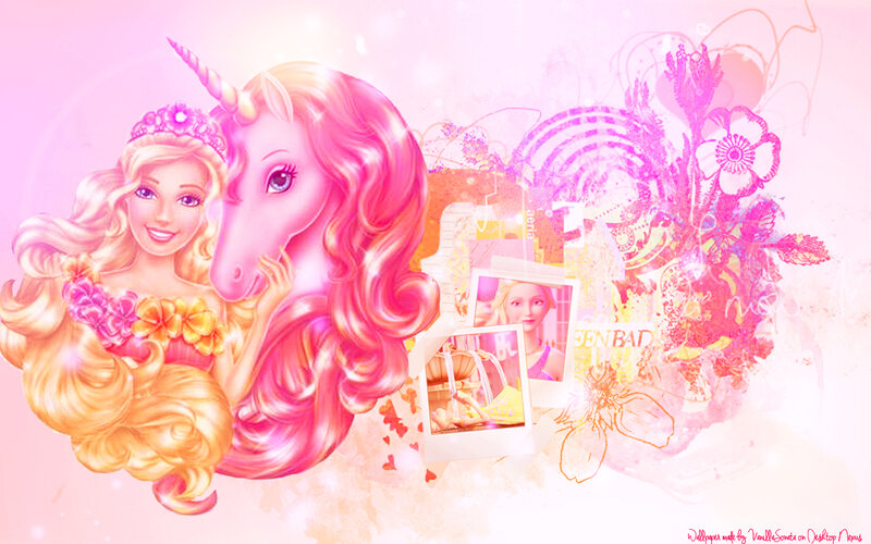 Barbie and Unicorn