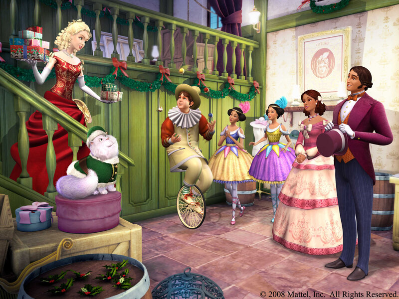 Barbie Characters in Room