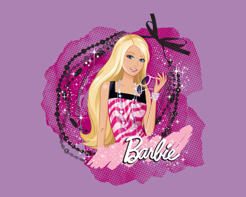 Barbie Doll Illustration — Pink