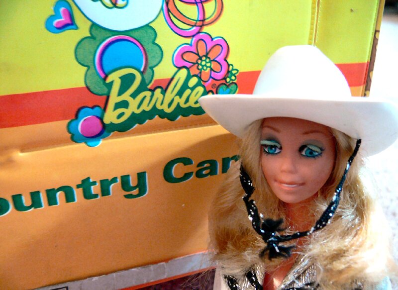 Barbie Doll in Cowboy Hat