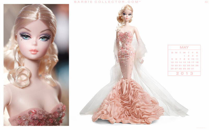 Barbie Doll in Gown — Pink
