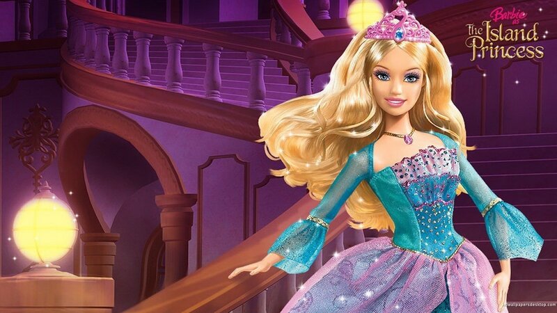 Barbie Doll in Gown — Purple
