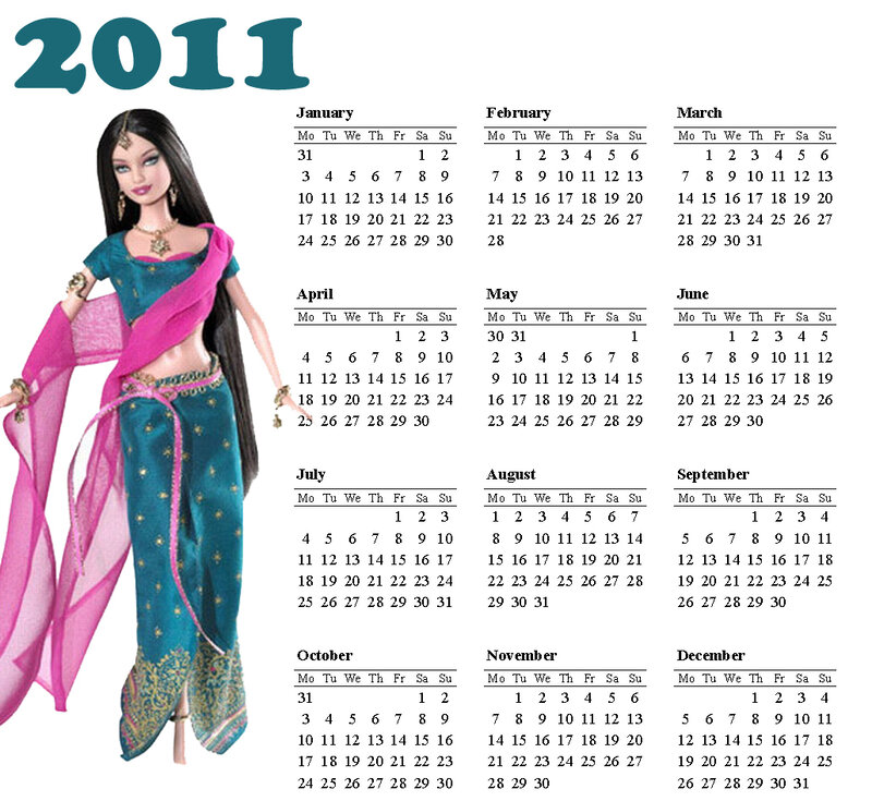 Barbie Doll in Indian Attire