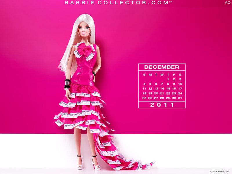 Barbie Doll in Pink Dress — Vibrant