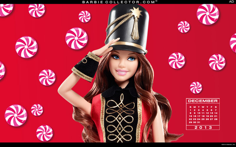 Barbie Doll in Uniform — Red