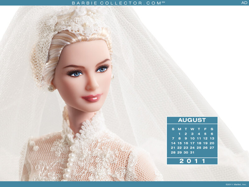 Barbie Doll in Wedding Dress — White