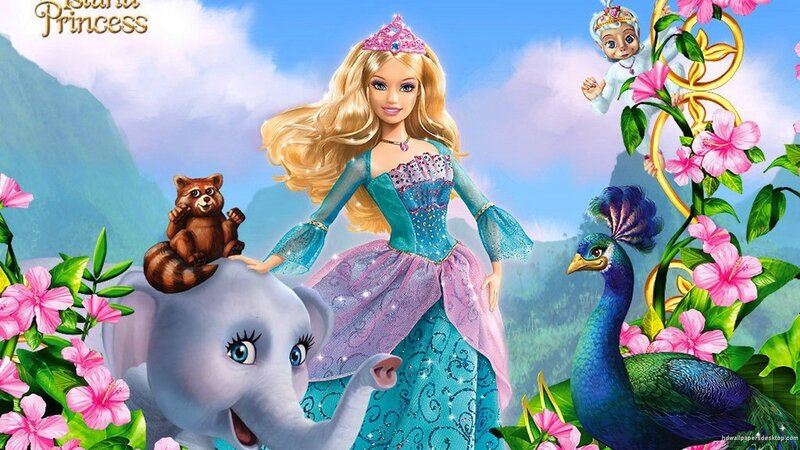 Barbie Doll with Animals — Blue