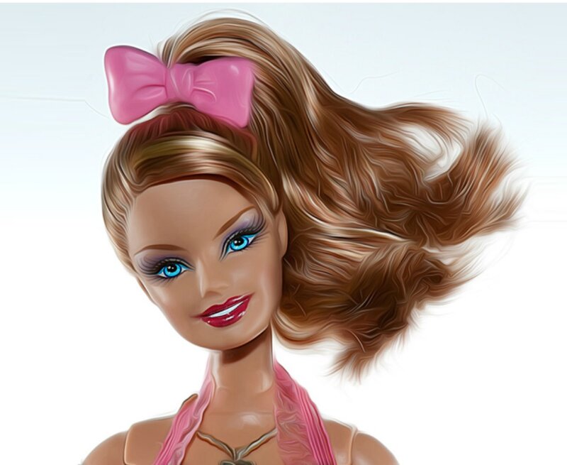 Barbie Doll with Brown Hair