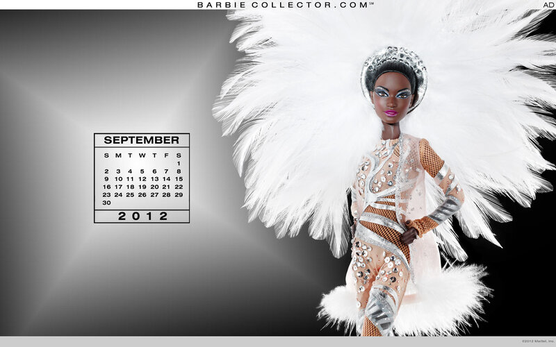 Barbie Doll with Feathers