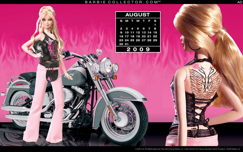 Barbie Doll with Motorcycle