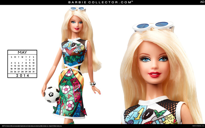 Barbie Doll with Soccer Ball