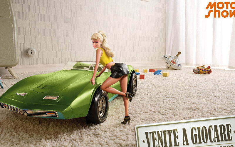 Barbie Doll with Toy Car