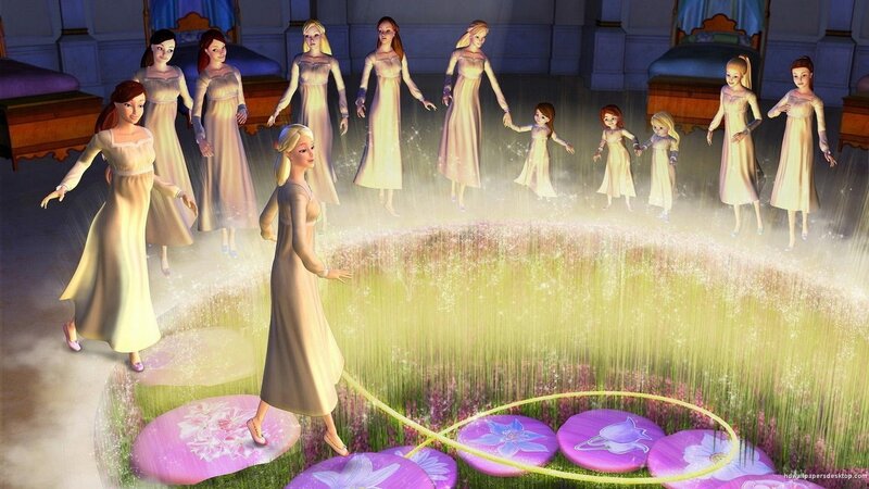 Barbie Dolls in a Circle