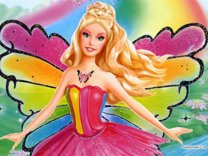 Barbie with Butterfly Wings — Pink, Fantastical