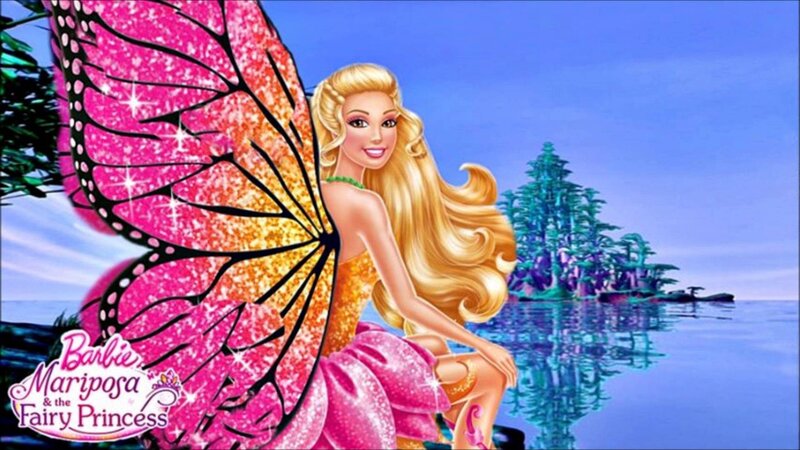 Barbie with Butterfly Wings — Pink, Serene