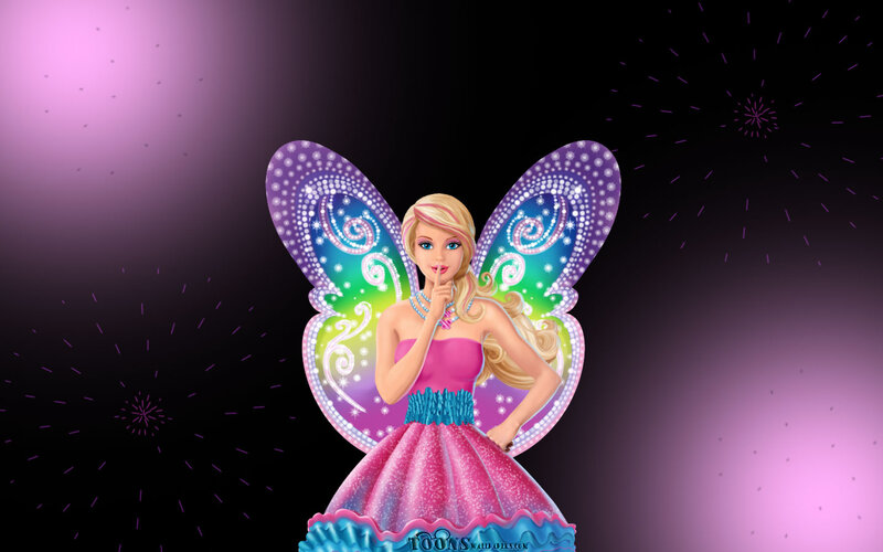 Barbie with Butterfly Wings — Pink