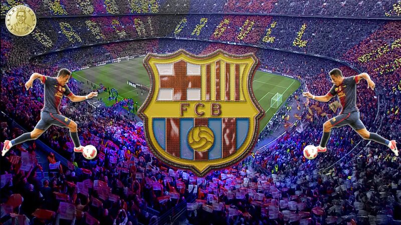 Barcelona FC stadium celebration