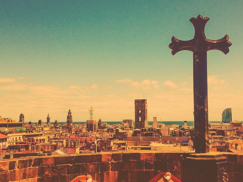 Barcelona Skyline View