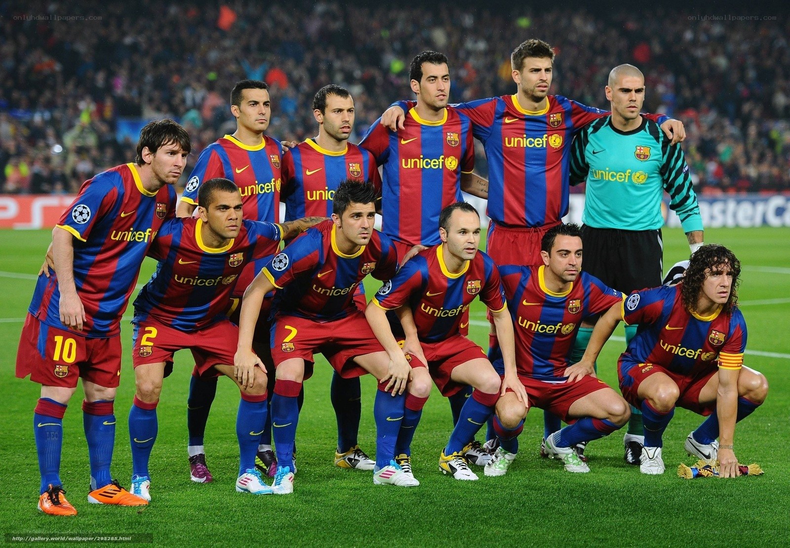 Barcelona team lineup