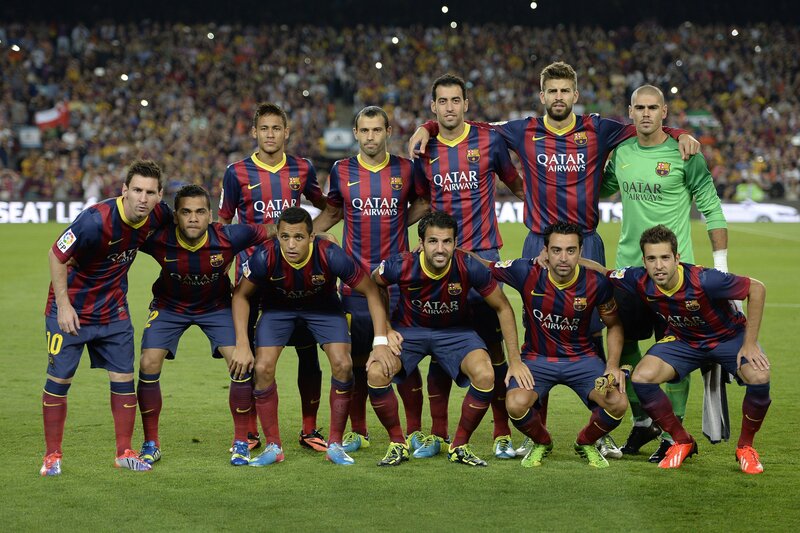 Barcelona team photo