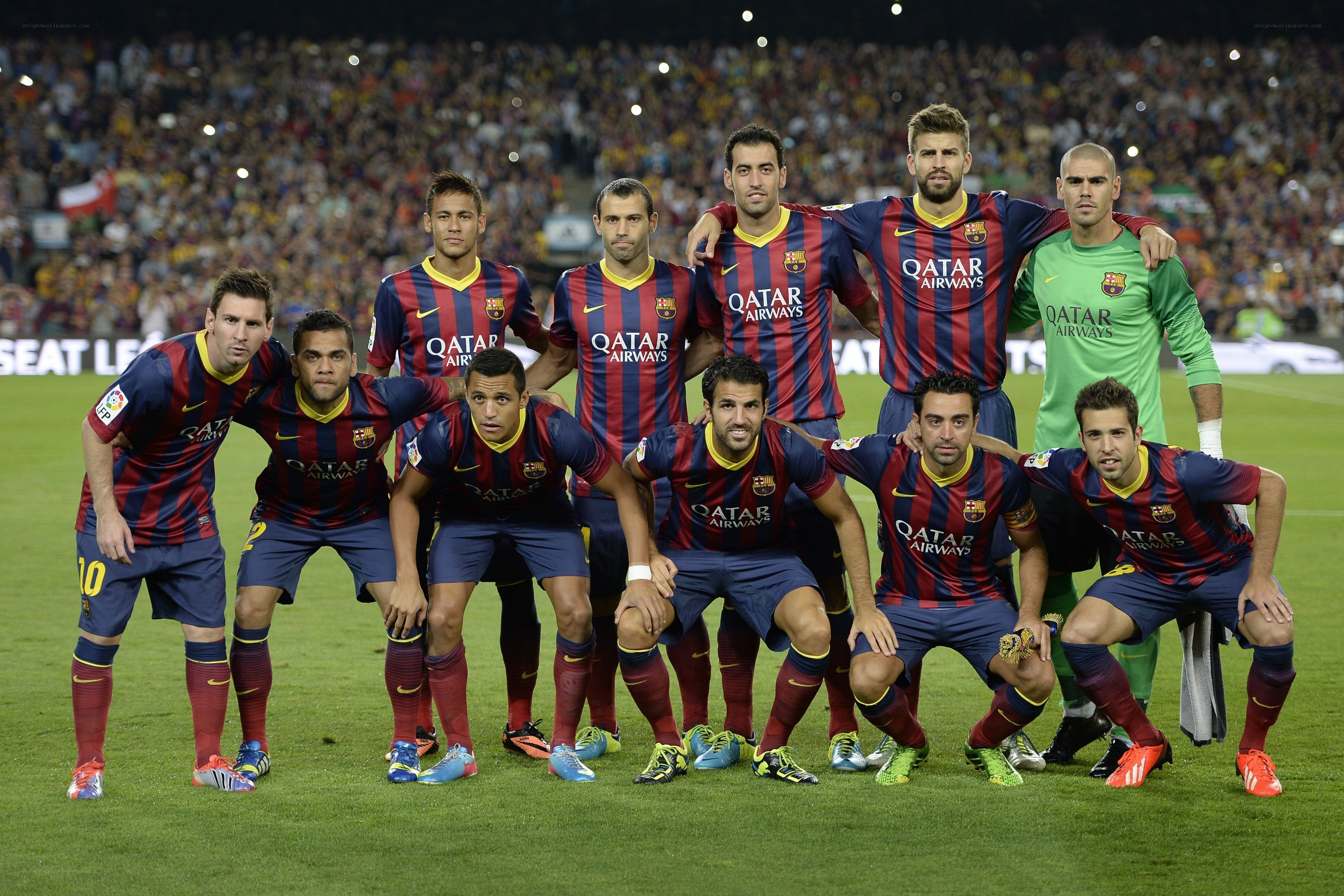 Barcelona team photo