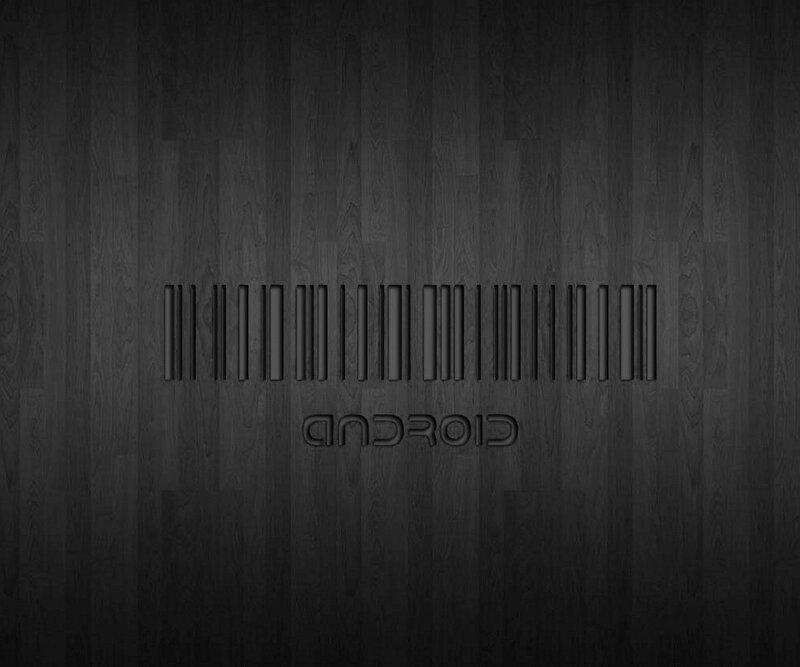Barcode and Text on Wood