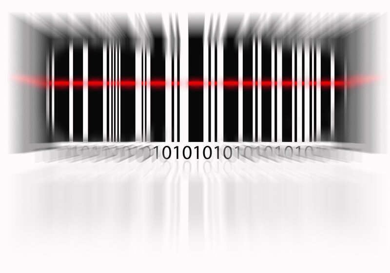 Barcode scanning with binary code