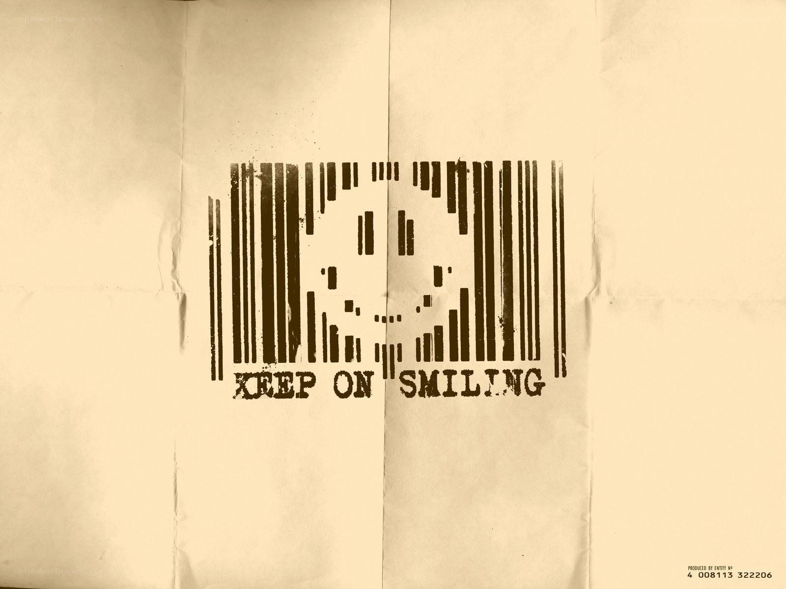 barcode smiley face