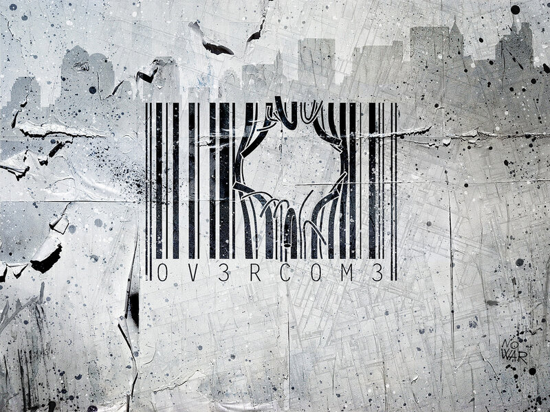 Barcode with Cityscape