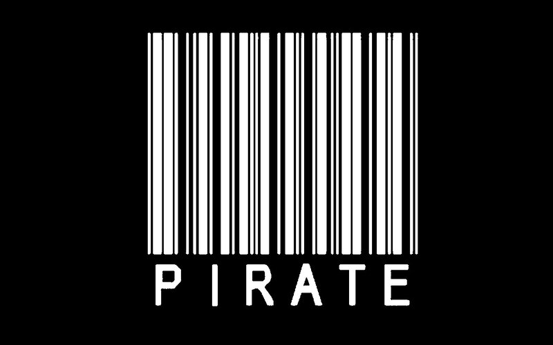 Barcode with Text — Black, Minimalist