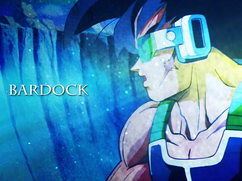 Bardock in a blue cave